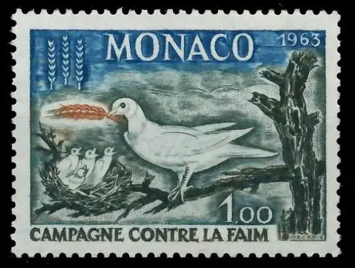MONACO 1963 Nr 733 postfrisch SF0C52A