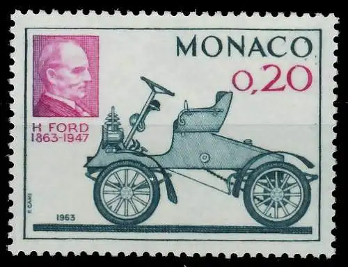 MONACO 1963 Nr 735 postfrisch SF0C55E