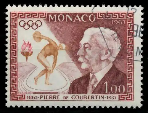 MONACO 1963 Nr 738 gestempelt 3B600A