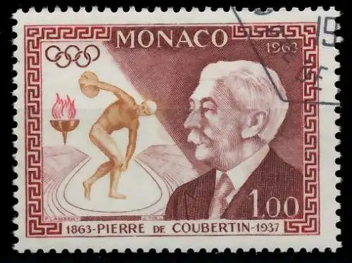 MONACO 1963 Nr 738 gestempelt 3B6002