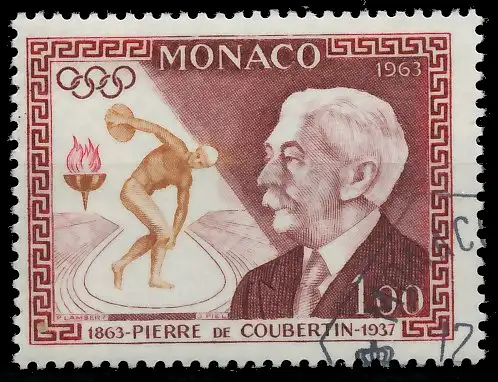 MONACO 1963 Nr 738 gestempelt 3B600E