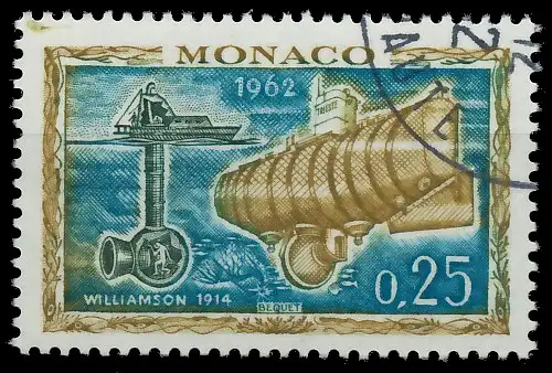 MONACO 1962 Nr 712 gestempelt 3B6056