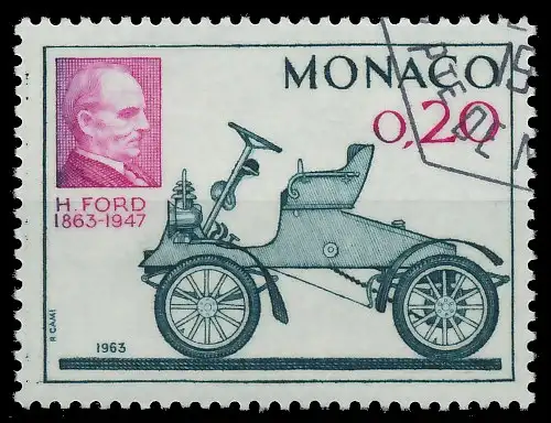 MONACO 1963 Nr 735 gestempelt 3B60D6