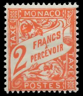MONACO PORTOMARKEN Nr 19 ungebraucht 3BA4C6