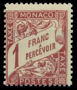 MONACO PORTOMARKEN Nr 18 postfrisch 3BA4CE