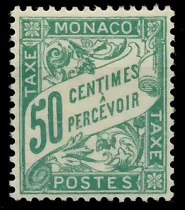 MONACO PORTOMARKEN Nr 16 postfrisch 3BA4BA