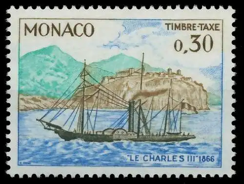 MONACO PORTOMARKEN Nr 66 postfrisch SF1127A