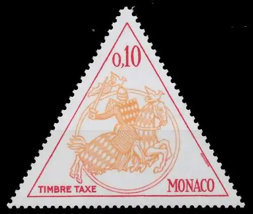 MONACO PORTOMARKEN Nr 68 postfrisch 3BA50E
