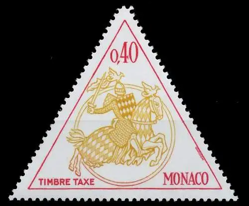 MONACO PORTOMARKEN Nr 72 postfrisch 3BA51E