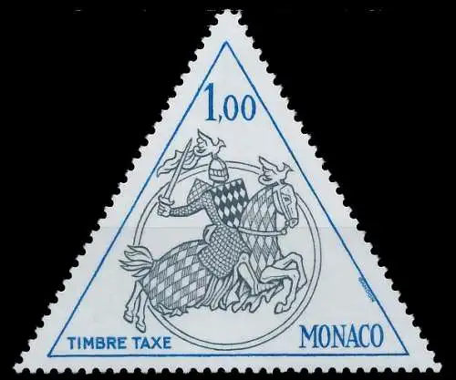 MONACO PORTOMARKEN Nr 74 postfrisch 3BA526
