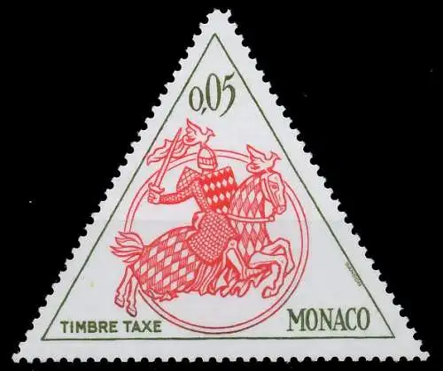 MONACO PORTOMARKEN Nr 67 postfrisch 3BA50A
