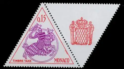 MONACO PORTOMARKEN Nr 69ZfRe postfrisch WAAGR PAAR 3BA5A2