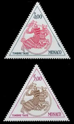 MONACO PORTOMARKEN Nr 77-78 postfrisch SF1134A