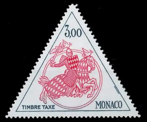 MONACO PORTOMARKEN Nr 77 postfrisch 3BA5C6