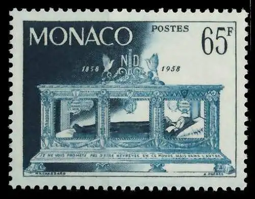 MONACO 1958 Nr 600 postfrisch SF113E2