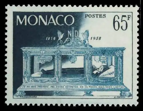 MONACO 1958 Nr 600 postfrisch SF113DA