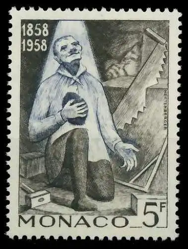 MONACO 1958 Nr 593 postfrisch SF1142E