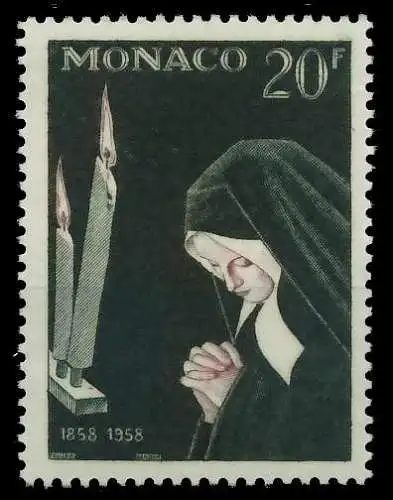 MONACO 1958 Nr 597 postfrisch SF1141E