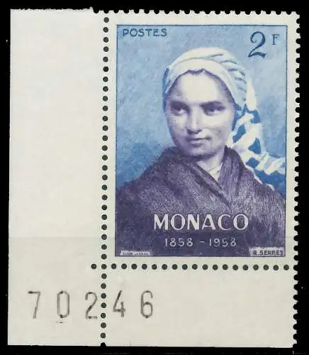 MONACO 1958 Nr 591 postfrisch ECKE-ULI 3BA6EE
