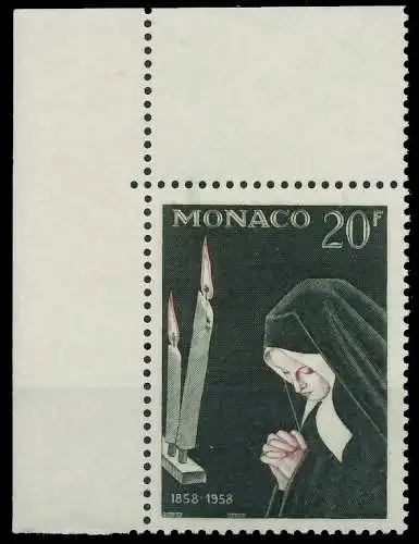 MONACO 1958 Nr 597 postfrisch ECKE-OLI 3BA72E