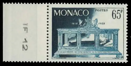 MONACO 1958 Nr 600 postfrisch SRA 3BA77E