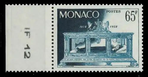 MONACO 1958 Nr 600 postfrisch SRA 3BA77A