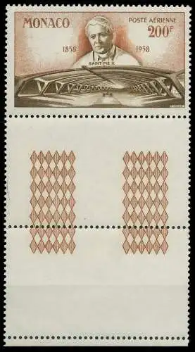MONACO 1958 Nr 602Lf2u postfrisch SENKR PAAR 3BA7CE