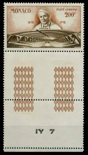 MONACO 1958 Nr 602Lf2u postfrisch SENKR PAAR 3BD83A