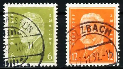 D-REICH 1932 Nr 465-466 gestempelt 5DED12