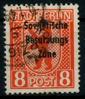 SBZ ALLG. AUSGABEN Nr 202Avx gestempelt 8E0E16