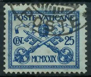 VATIKAN 1929 Nr 4 gestempelt 3C2352