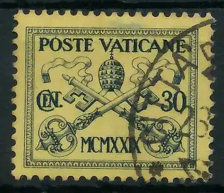 VATIKAN 1929 Nr 5 gestempelt 3C235E