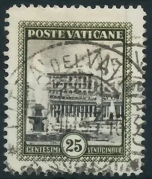 VATIKAN 1933 Nr 25 gestempelt 3C245E