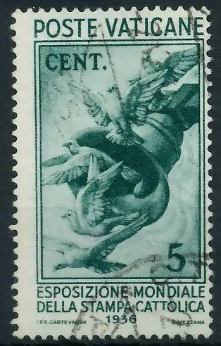 VATIKAN 1936 Nr 51 gestempelt 3C2602