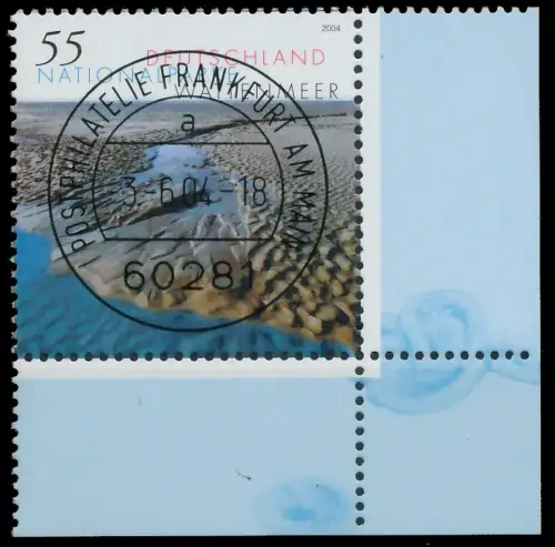 BRD BUND 2004 Nr 2407 zentrisch gestempelt ECKE-URE 3C8882