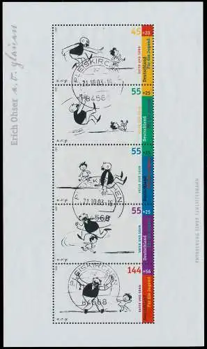 BRD BUND BLOCK KLEINBOGEN 2002 2019 Block 63 ZE 3C89CA