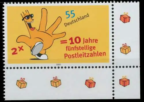 BRD BUND 2003 Nr 2344 postfrisch ECKE-URE 3C8BEE