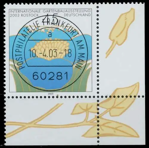 BRD BUND 2003 Nr 2335 zentrisch gestempelt ECKE-URE 3C8C56