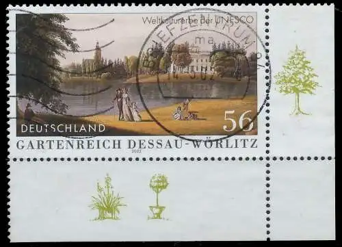 BRD BUND 2002 Nr 2253 zentrisch gestempelt ECKE-URE 3CD036