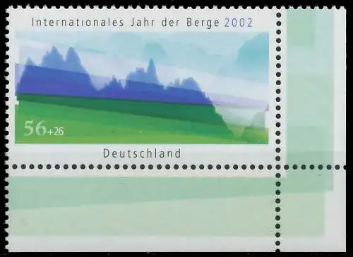 BRD BUND 2002 Nr 2231 postfrisch ECKE-URE 3CD1CA