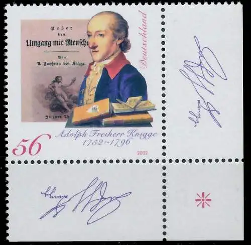 BRD BUND 2002 Nr 2241 postfrisch ECKE-URE 3CD216