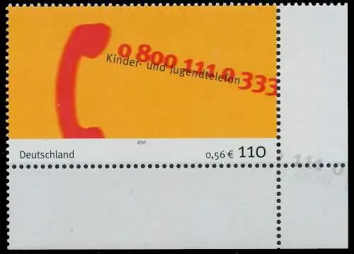 BRD BUND 2001 Nr 2164 postfrisch ECKE-URE 3D05CE