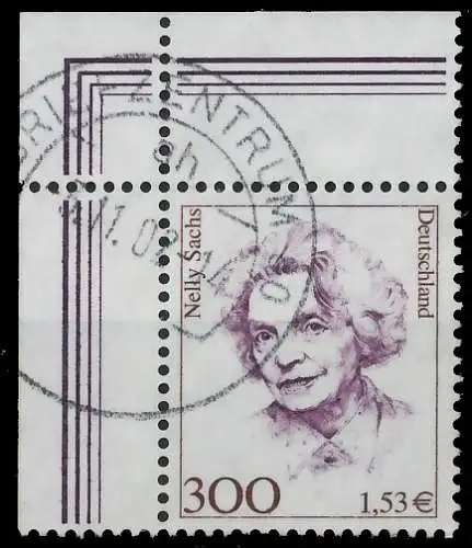 BRD BUND DS FRAUEN Nr 2159 zentrisch gestempelt ECKE-OLI 3D0636