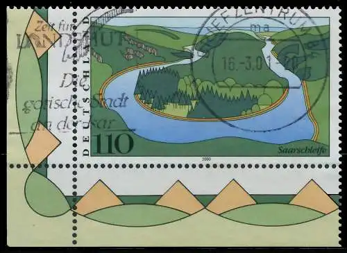 BRD BUND 2000 Nr 2133 postfrisch ECKE-ULI 3D085A