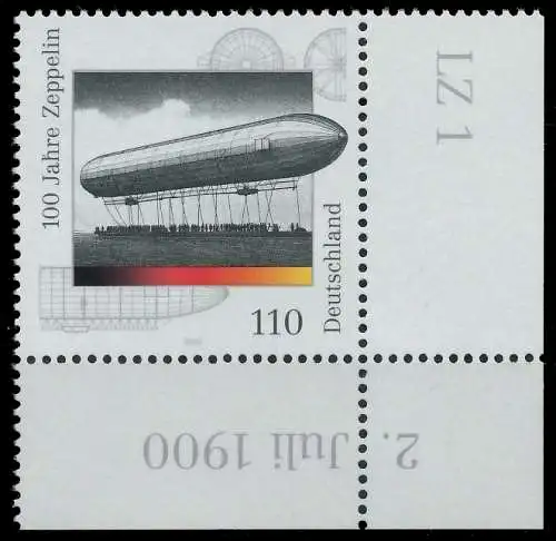 BRD BUND 2000 Nr 2128 postfrisch ECKE-URE 3D08DA