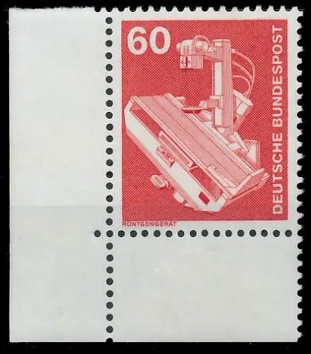 BRD BUND DS INDUSTRIE U. TECHNIK Nr 990 postfrisch ECKE 3D097A