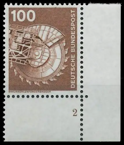 BRD BUND DS INDUSTRIE U. TECHNIK Nr 854 postfrisch FORM 3D0992