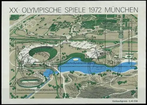 BRD BUND BLOCK KLEINBOGEN 1949 1989 Block 7 ZEN 3D09C2