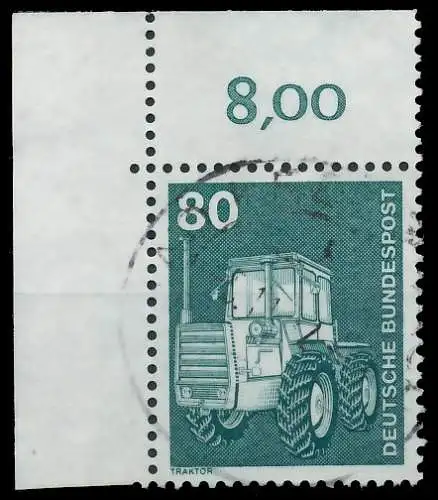BRD BUND DS INDUSTRIE U. TECHNIK Nr 853 gestempelt ECKE- 3D0A8A