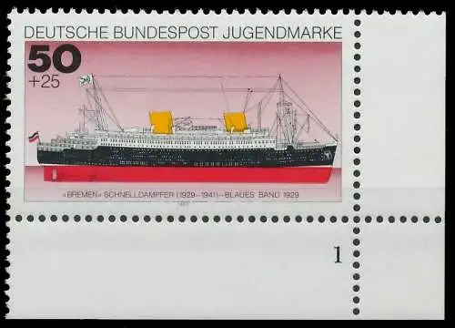 BRD BUND 1977 Nr 931 postfrisch FORMNUMMER 1 3D0B72